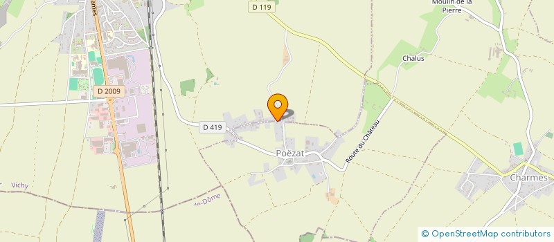 localisation de l'entreprise MADAME CHRISTINE MARTIN  SAINT-BONNET-PRES-RIOM