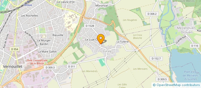 localisation de l'entreprise MADAME CHRISTINE MARTIN à LURAY