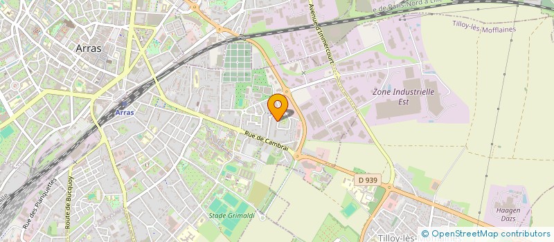 localisation de l'entreprise MADAME CHRISTINE MARTIN à ARRAS