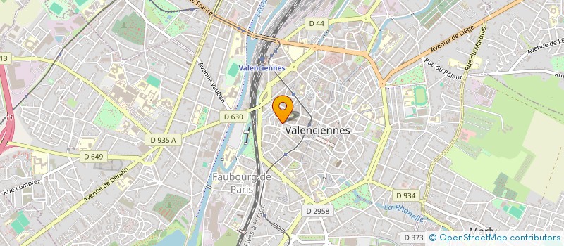 localisation de l'entreprise MADAME CHRISTINE MARTINEZ à VALENCIENNES