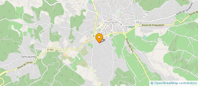 localisation de l'entreprise MADAME CHRISTINE MARTINOU à LORGUES
