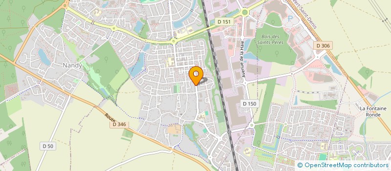 localisation de l'entreprise MADAME CHRISTINE MARTINS  SAVIGNY-LE-TEMPLE