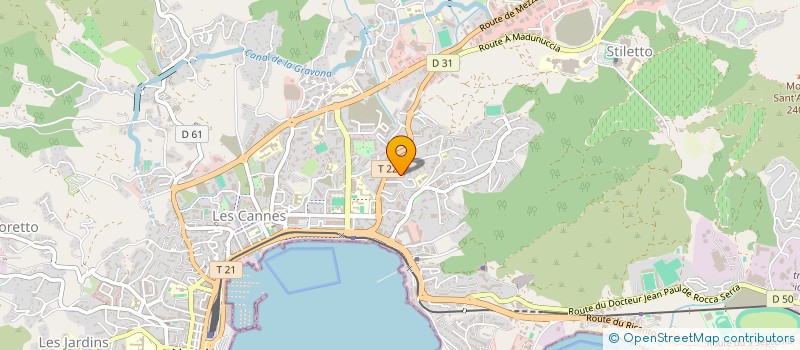 localisation de l'entreprise MADAME CHRISTINE MARY  AJACCIO