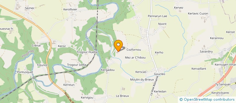 localisation de l'entreprise MADAME CHRISTINE MARZIN à QUIMPER
