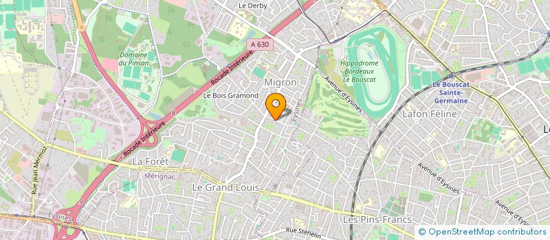 localisation de l'entreprise MADAME CHRISTINE MASSIAS  EYSINES