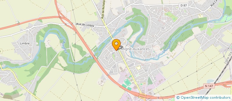 localisation de l'entreprise MADAME CHRISTINE MASSIN à MIGNE-AUXANCES