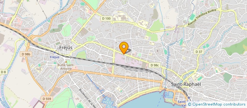 localisation de l'entreprise MADAME CHRISTINE MATHELOT à FREJUS