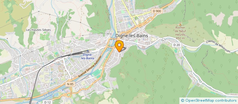 localisation de l'entreprise MADAME CHRISTINE MATHOU  DIGNE-LES-BAINS