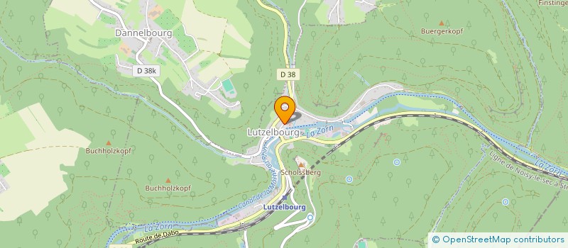 localisation de l'entreprise MADAME CHRISTINE MATT  LUTZELBOURG