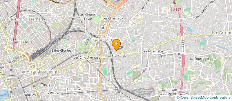 localisation de l'entreprise MADAME CHRISTINE MATTEOLI à MARSEILLE