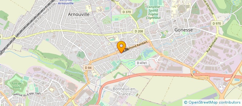 localisation de l'entreprise MADAME CHRISTINE MATTHEWS  GONESSE