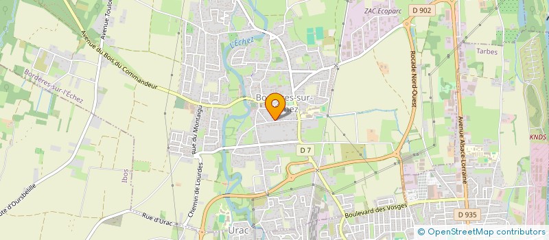 localisation de l'entreprise MADAME CHRISTINE MAUGER à BORDERES-SUR-L'ECHEZ