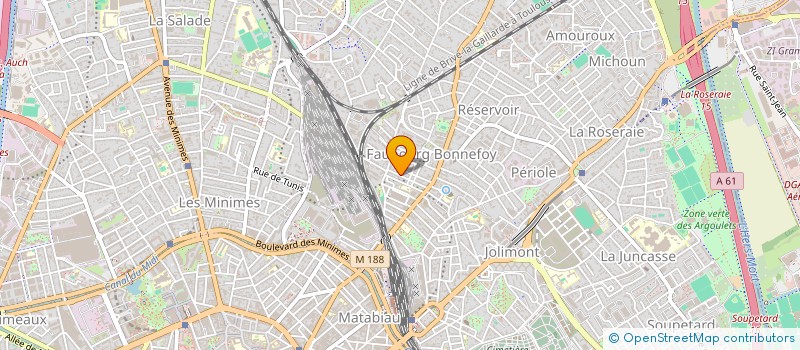 localisation de l'entreprise MADAME CHRISTINE MAUPAS à TOULOUSE
