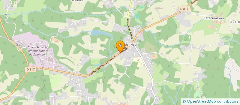 localisation de l'entreprise MADAME CHRISTINE MAUREL  SAINT-MARTIN-DE-SEIGNANX