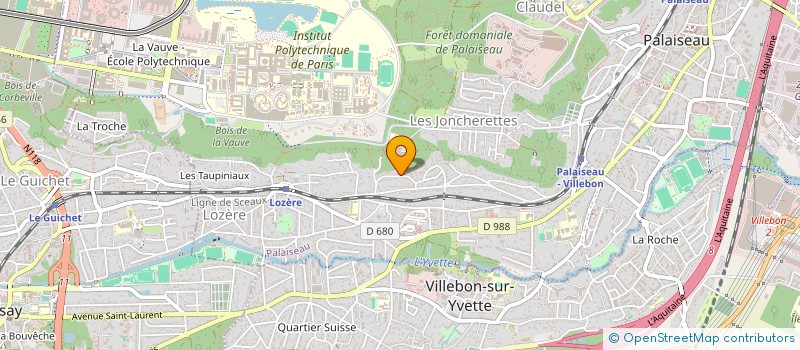 localisation de l'entreprise MADAME CHRISTINE MAURICE  PALAISEAU