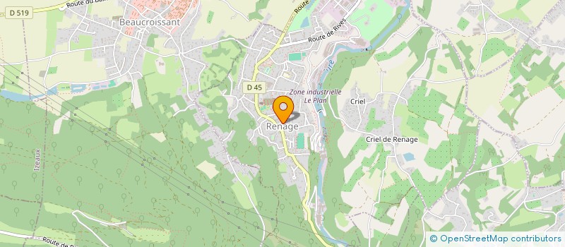 localisation de l'entreprise MADAME CHRISTINE MAURICIO  RIVES