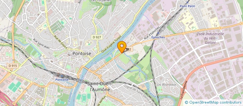 localisation de l'entreprise MADAME CHRISTINE MAURIN  SAINT-OUEN-L'AUMONE