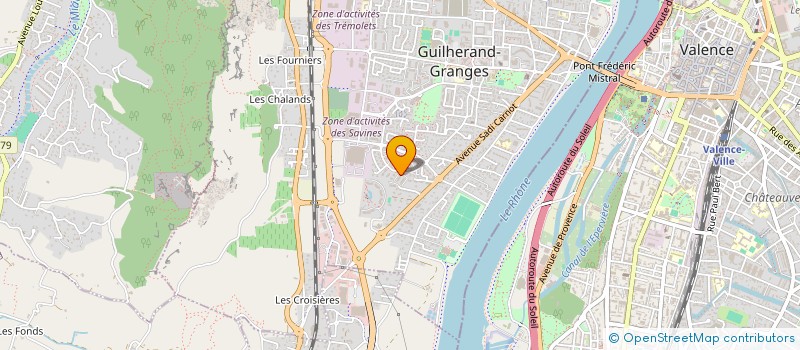 localisation de l'entreprise MADAME CHRISTINE MAURIN  GUILHERAND GRANGES