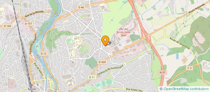 localisation de l'entreprise MADAME CHRISTINE MAUSS  EPINAL