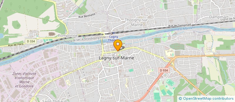 localisation de l'entreprise MADAME CHRISTINE MAUVIEL  LAGNY-SUR-MARNE