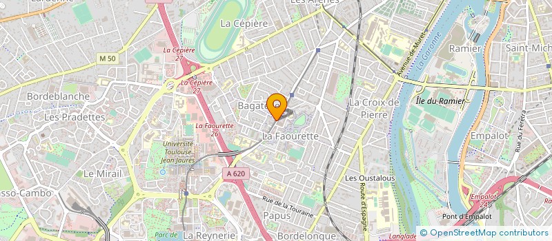 localisation de l'entreprise MADAME CHRISTINE MAZE  TOULOUSE