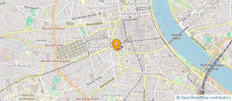 localisation de l'entreprise MADAME CHRISTINE MAZE  BORDEAUX