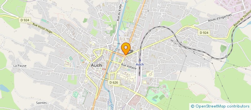 localisation de l'entreprise MADAME CHRISTINE MECHINET  AUCH