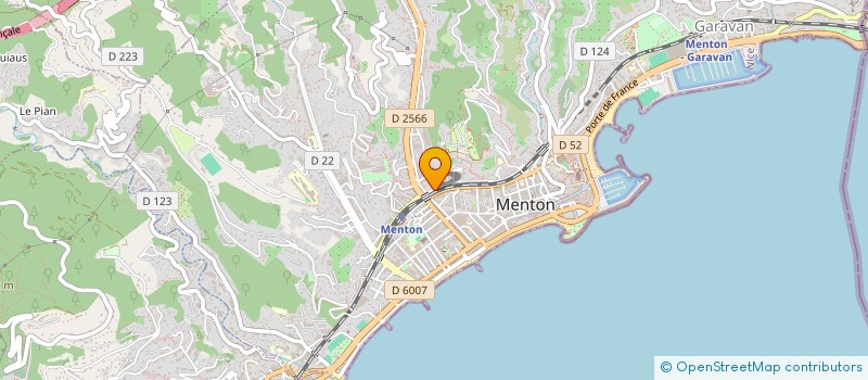 localisation de l'entreprise MADAME CHRISTINE MECONI à MENTON