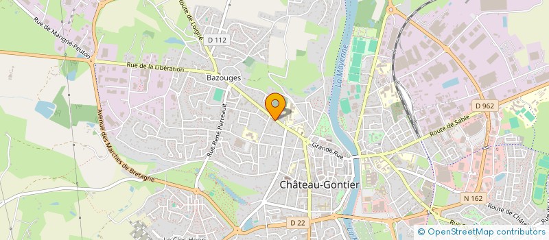 localisation de l'entreprise MADAME CHRISTINE MEIGNAN à CHATEAU-GONTIER-SUR-MAYENNE