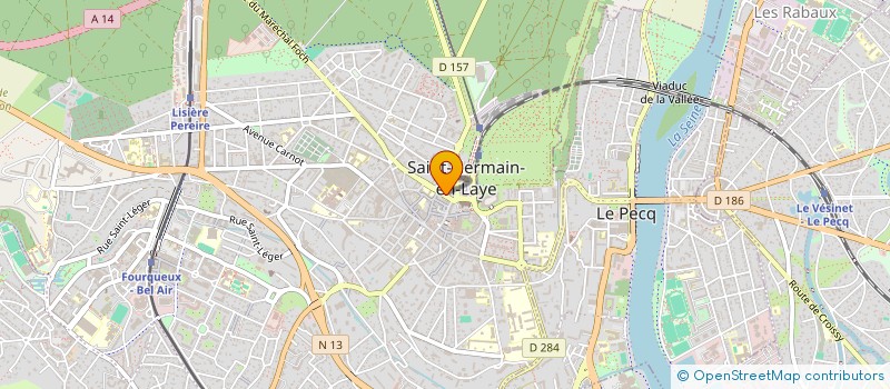 localisation de l'entreprise MADAME CHRISTINE MENAGER à SAINT-GERMAIN-EN-LAYE