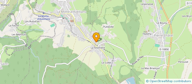 localisation de l'entreprise MADAME CHRISTINE MENIT  PIERRE-CHATEL