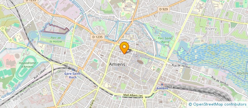 localisation de l'entreprise MADAME CHRISTINE MERAL à AMIENS