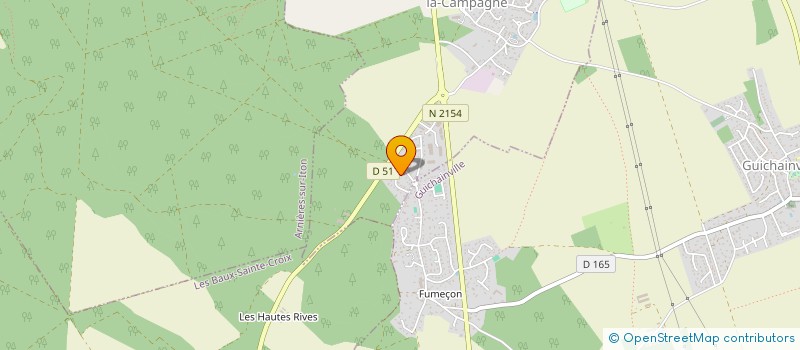 localisation de l'entreprise MADAME CHRISTINE MERAY  ANGERVILLE-LA-CAMPAGNE