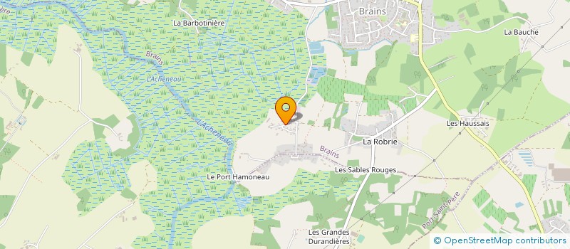 localisation de l'entreprise MADAME CHRISTINE MERCEREAU  BRAINS