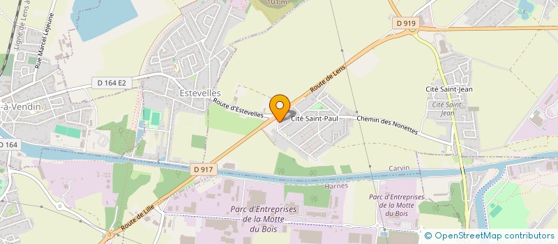 localisation de l'entreprise MADAME CHRISTINE MERCIER  CARVIN