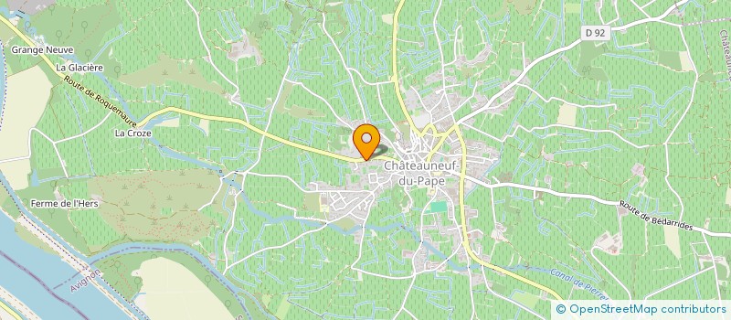 localisation de l'entreprise MADAME CHRISTINE MESTRE  CHATEAUNEUF-DU-PAPE