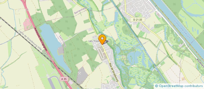 localisation de l'entreprise MADAME CHRISTINE METZGER  SAINT-LOUIS