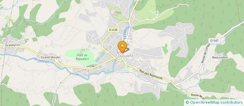 localisation de l'entreprise MADAME CHRISTINE METZGER  DIEULEFIT