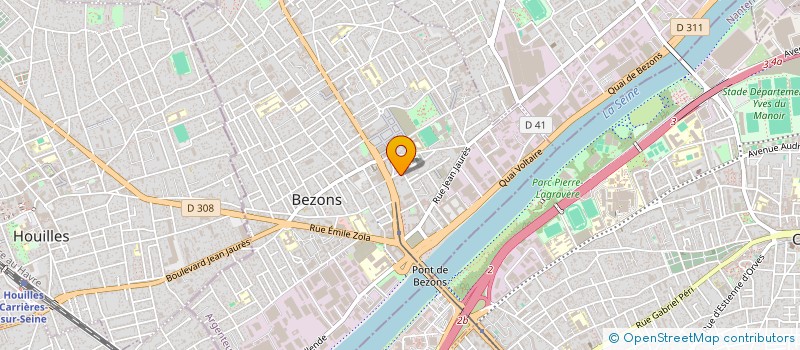 localisation de l'entreprise MADAME CHRISTINE MEUNIER à BEZONS