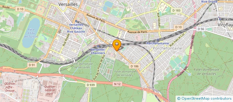 localisation de l'entreprise MADAME CHRISTINE MICHAL à VERSAILLES