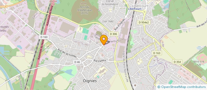 localisation de l'entreprise MADAME CHRISTINE MICHALIK  OIGNIES