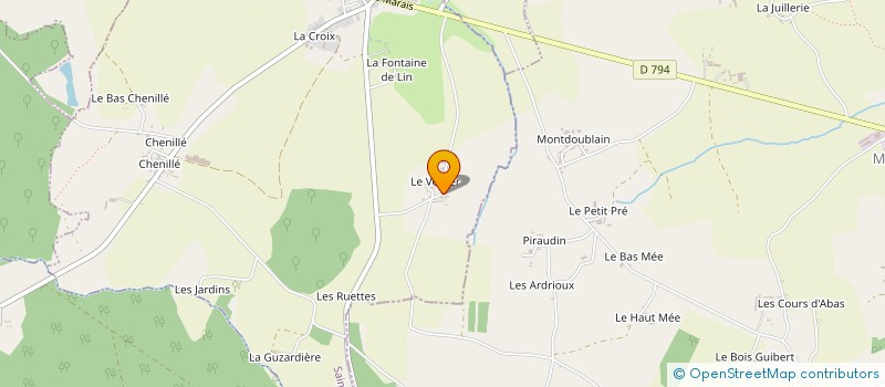 localisation de l'entreprise MADAME CHRISTINE MICHEL  SAINT-LEGER-DES-PRES