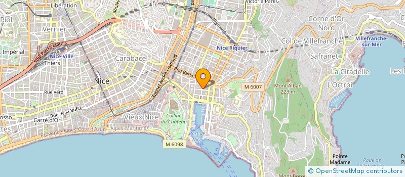 localisation de l'entreprise MADAME CHRISTINE MICHEL à NICE