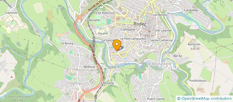 localisation de l'entreprise MADAME CHRISTINE MICHELLE LAC à RODEZ