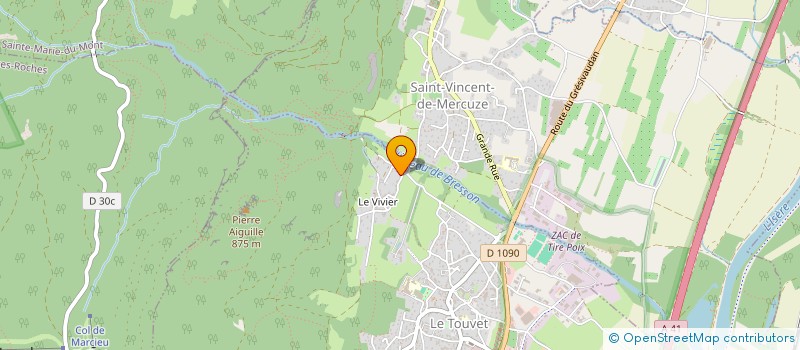 localisation de l'entreprise MADAME CHRISTINE MICHELONI  LE TOUVET