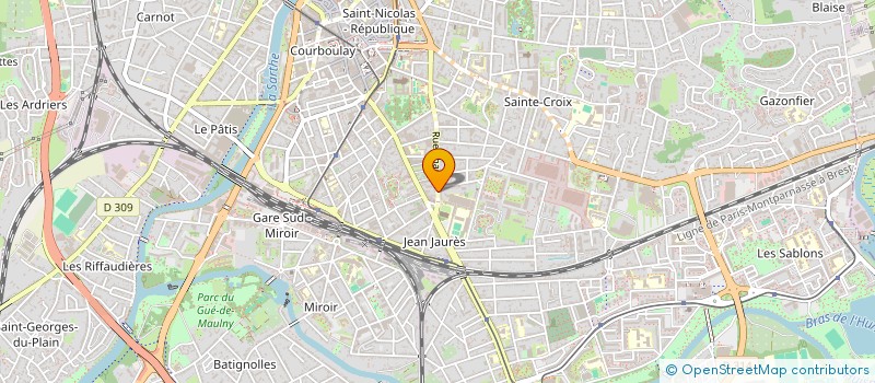 localisation de l'entreprise MADAME CHRISTINE MICHET DE YARINE  LE MANS