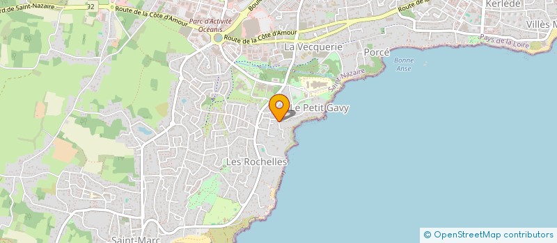 localisation de l'entreprise MADAME CHRISTINE MICHON  SAINT-NAZAIRE