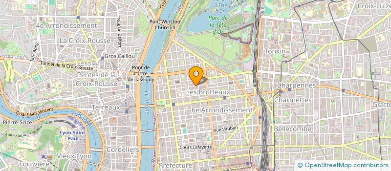 localisation de l'entreprise MADAME CHRISTINE MILLARD  LYON