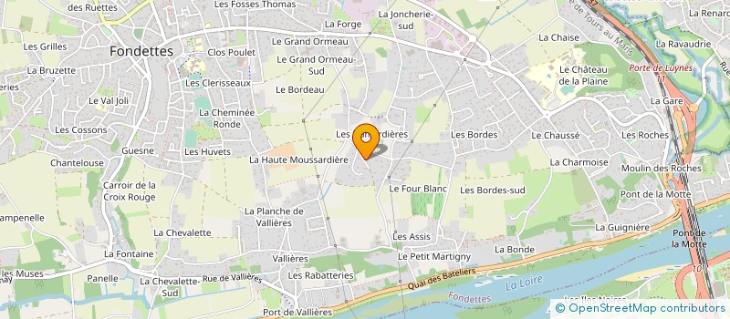 localisation de l'entreprise MADAME CHRISTINE MILTGEN  FONDETTES