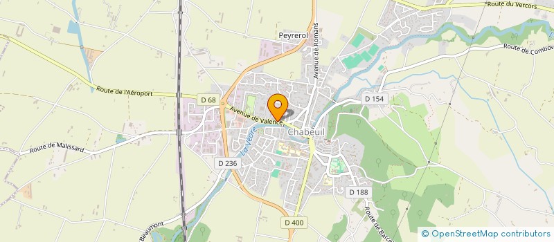 localisation de l'entreprise MADAME CHRISTINE MIMBOE  CHABEUIL